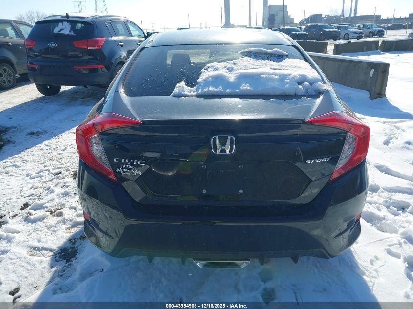 2021 Honda Civic Sport VIN: 2HGFC2F8XMH509896 Lot: 43954908