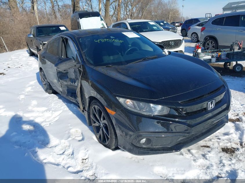 2021 Honda Civic Sport VIN: 2HGFC2F8XMH509896 Lot: 43954908