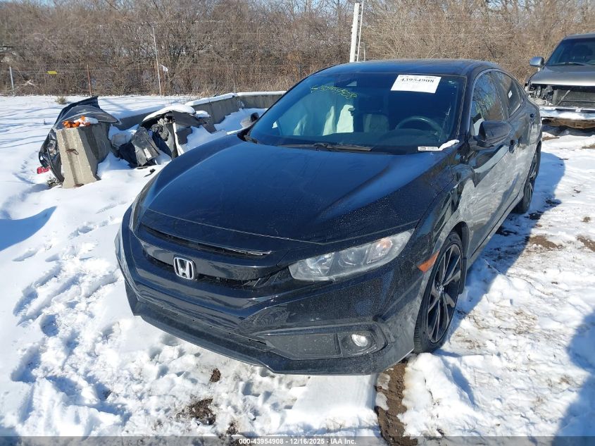 2021 Honda Civic Sport VIN: 2HGFC2F8XMH509896 Lot: 43954908