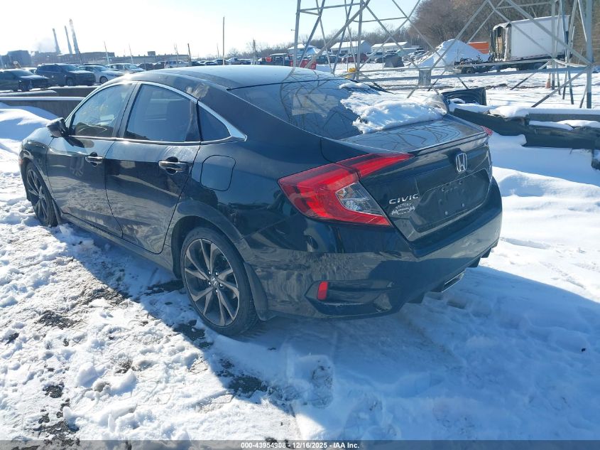 2021 Honda Civic Sport VIN: 2HGFC2F8XMH509896 Lot: 43954908