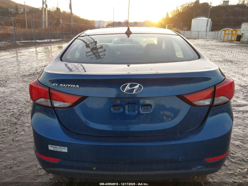 2014 Hyundai Elantra Se VIN: KMHDH4AE0EU190888 Lot: 43954910