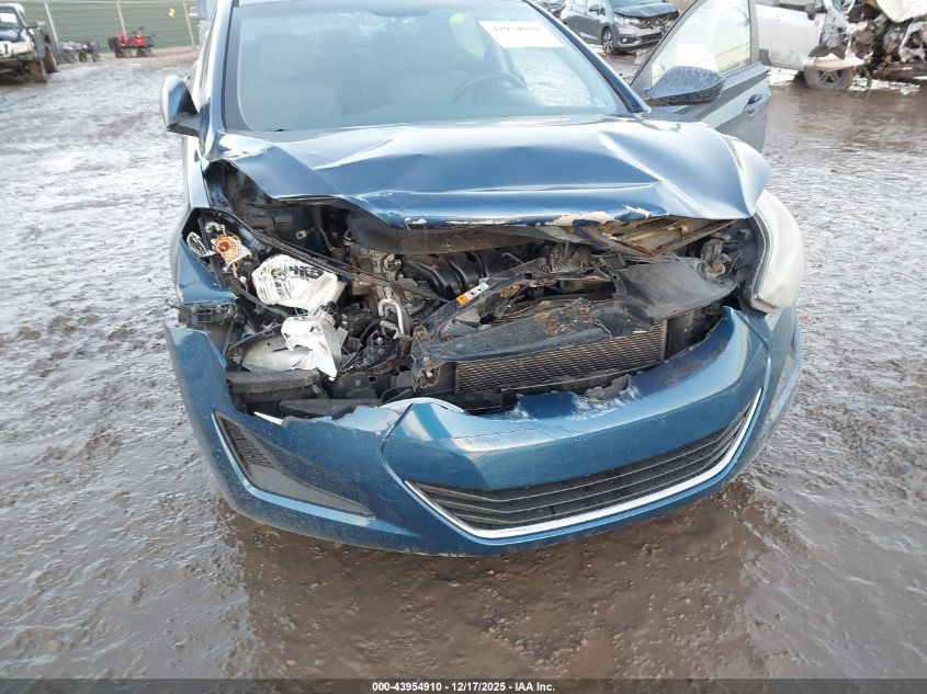 2014 Hyundai Elantra Se VIN: KMHDH4AE0EU190888 Lot: 43954910