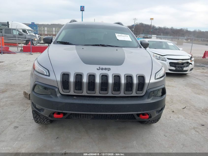 2018 Jeep Cherokee Trailhawk 4X4 VIN: 1C4PJMBX5JD550091 Lot: 43954915