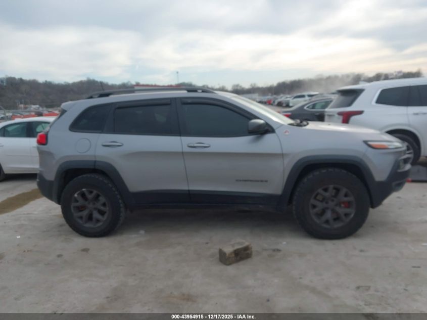 2018 Jeep Cherokee Trailhawk 4X4 VIN: 1C4PJMBX5JD550091 Lot: 43954915