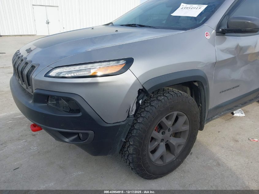 2018 Jeep Cherokee Trailhawk 4X4 VIN: 1C4PJMBX5JD550091 Lot: 43954915