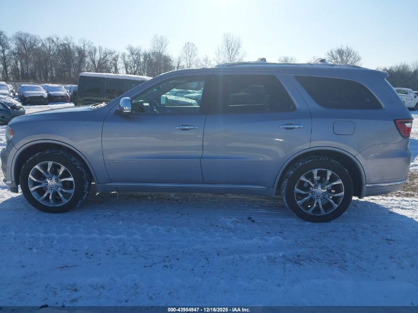 2018 Dodge Durango Citadel Anodized Platinum Awd/Citadel Awd VIN: 1C4RDJEG2JC432423 Lot: 43954947
