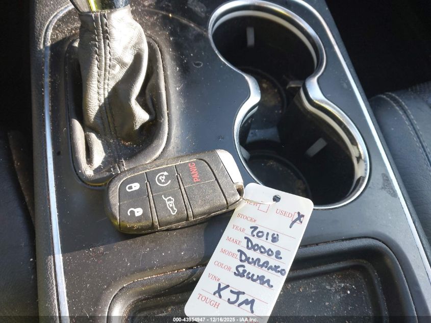 2018 Dodge Durango Citadel Anodized Platinum Awd/Citadel Awd VIN: 1C4RDJEG2JC432423 Lot: 43954947