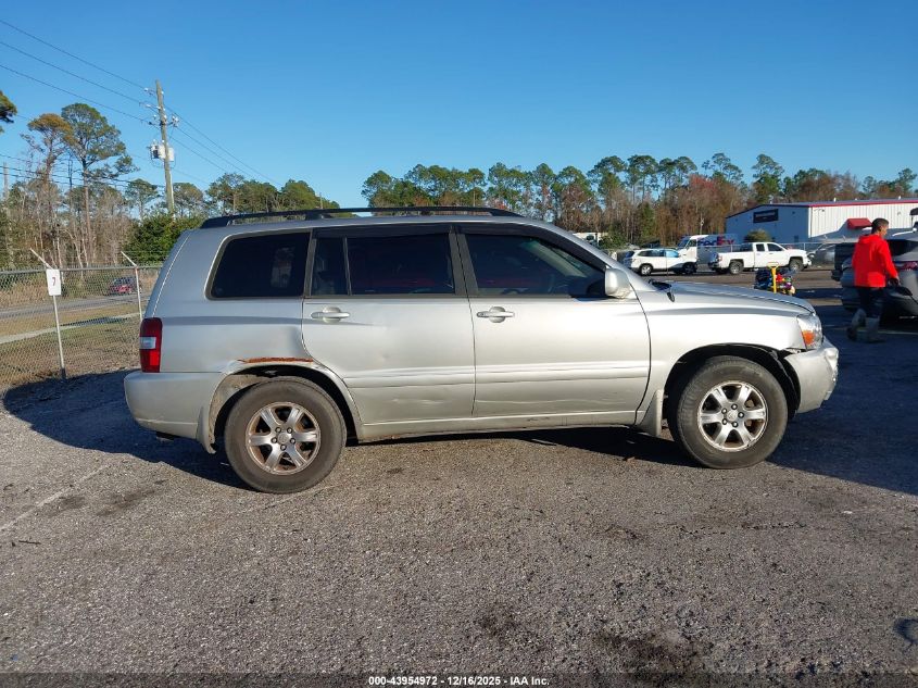 2006 Toyota Highlander V6 VIN: JTEDP21A560114841 Lot: 43954972
