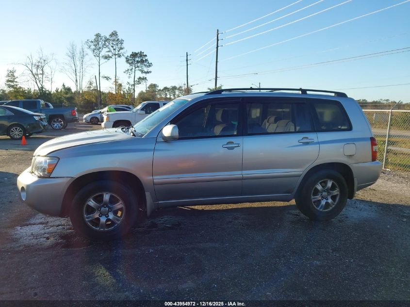 2006 Toyota Highlander V6 VIN: JTEDP21A560114841 Lot: 43954972