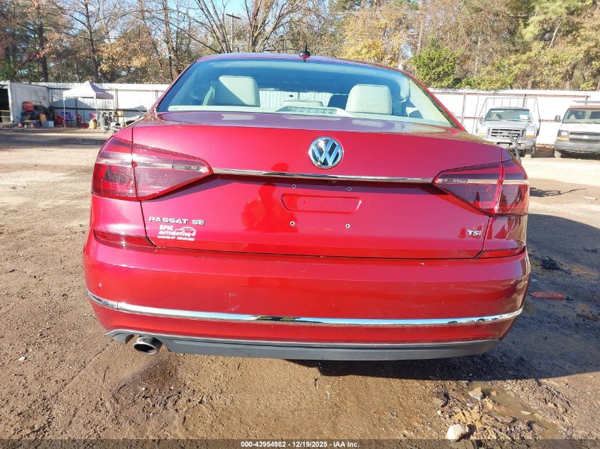 2017 Volkswagen Passat 1.8T Se VIN: 1VWBT7A36HC067534 Lot: 43954982