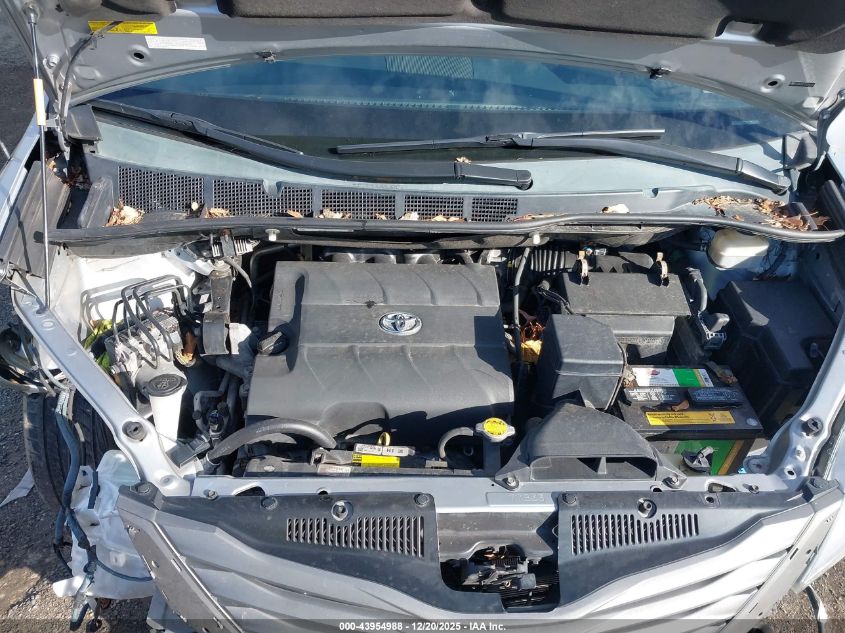 2014 Toyota Sienna Xle 7 Passenger VIN: 5TDDK3DC1ES088787 Lot: 43954988