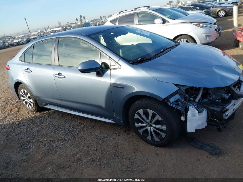 2021 Toyota Corolla Hybrid Le VIN: JTDEAMDE2MJ018113 Lot: 43954998