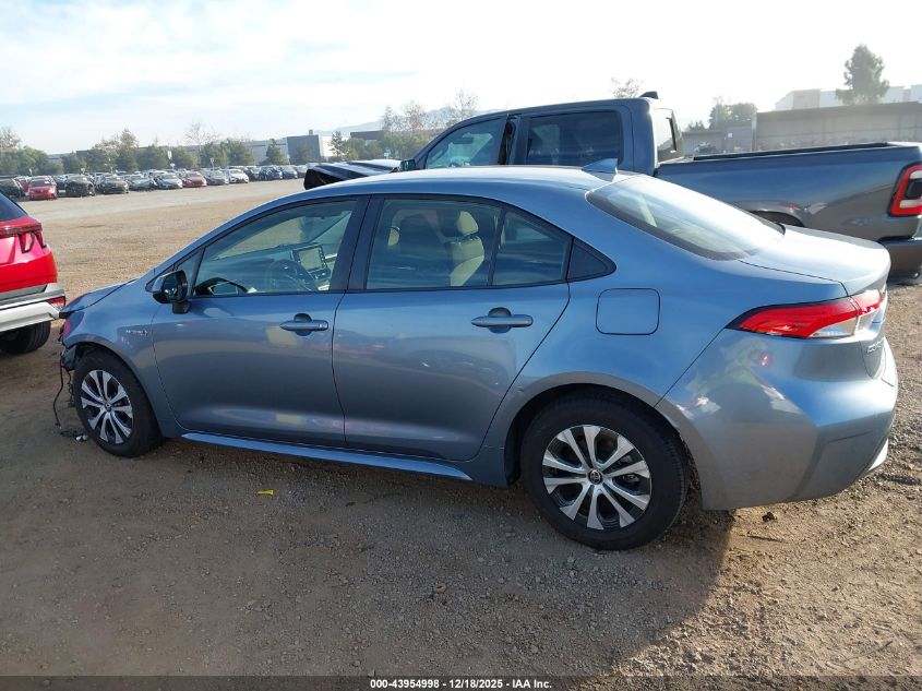 2021 Toyota Corolla Hybrid Le VIN: JTDEAMDE2MJ018113 Lot: 43954998