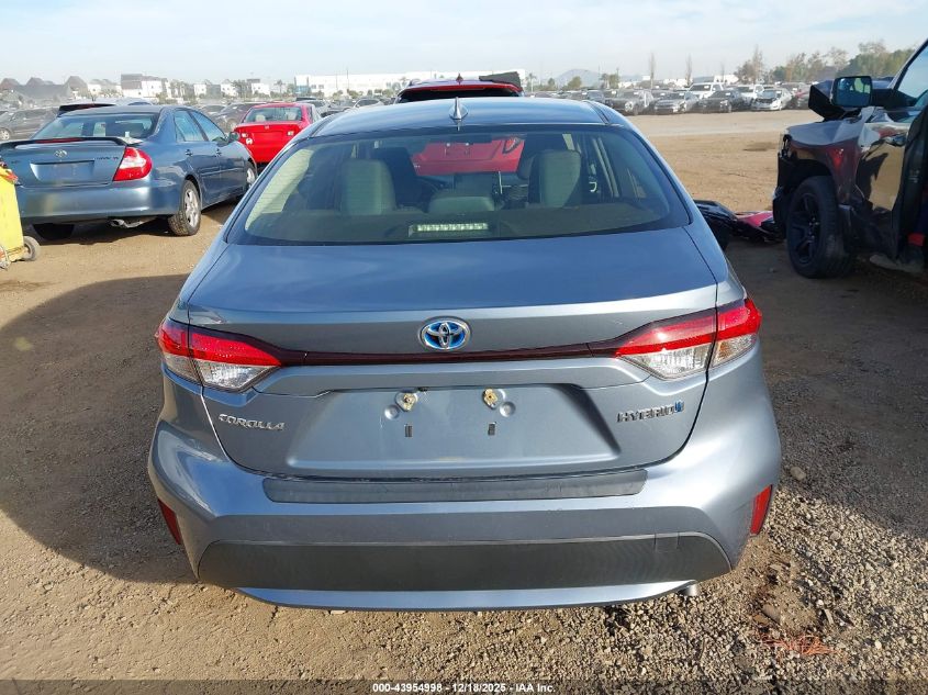 2021 Toyota Corolla Hybrid Le VIN: JTDEAMDE2MJ018113 Lot: 43954998