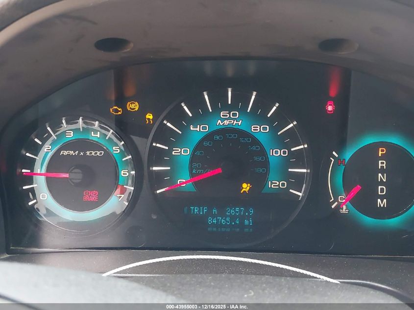 2010 Ford Fusion Sport VIN: 3FAHP0KC9AR123504 Lot: 43955003