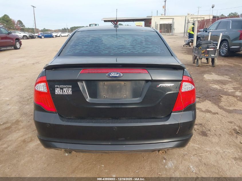 2010 Ford Fusion Sport VIN: 3FAHP0KC9AR123504 Lot: 43955003