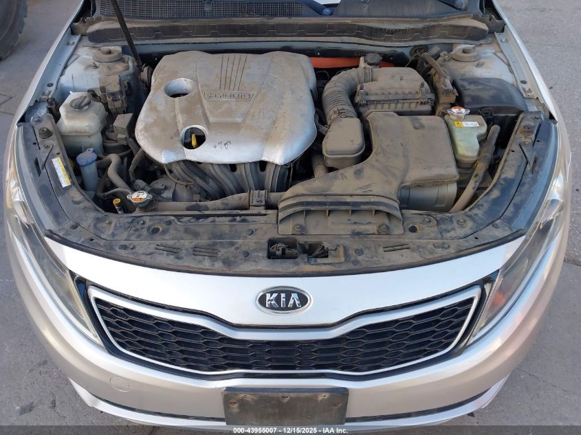 2012 Kia Optima Hybrid Ex VIN: KNAGM4AD8C5009240 Lot: 43955007