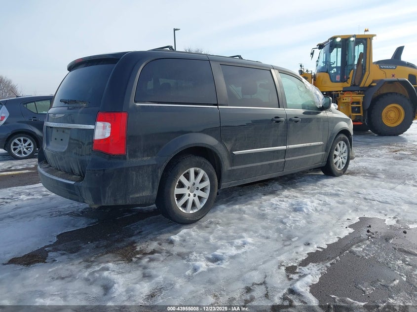 Vin: 2c4rc1bg3dr573338, lot: 44450651, chrysler town & country touring 20134