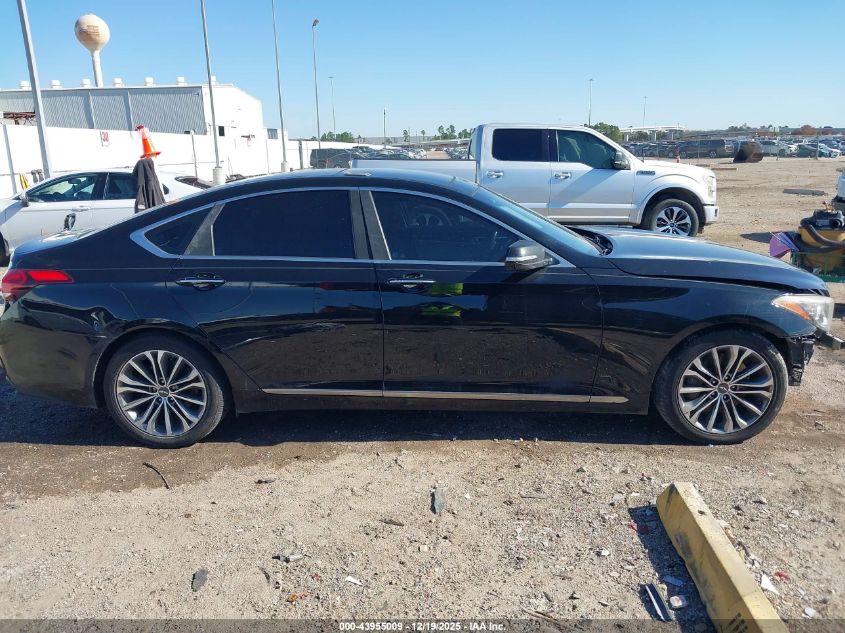 2016 Hyundai Genesis 3.8 VIN: KMHGN4JE2GU116672 Lot: 43955009