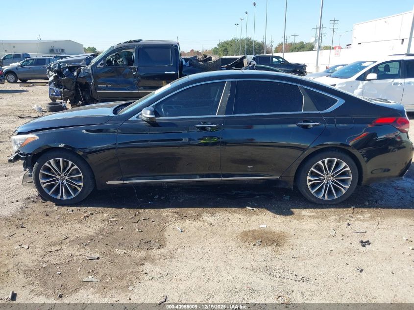 2016 Hyundai Genesis 3.8 VIN: KMHGN4JE2GU116672 Lot: 43955009