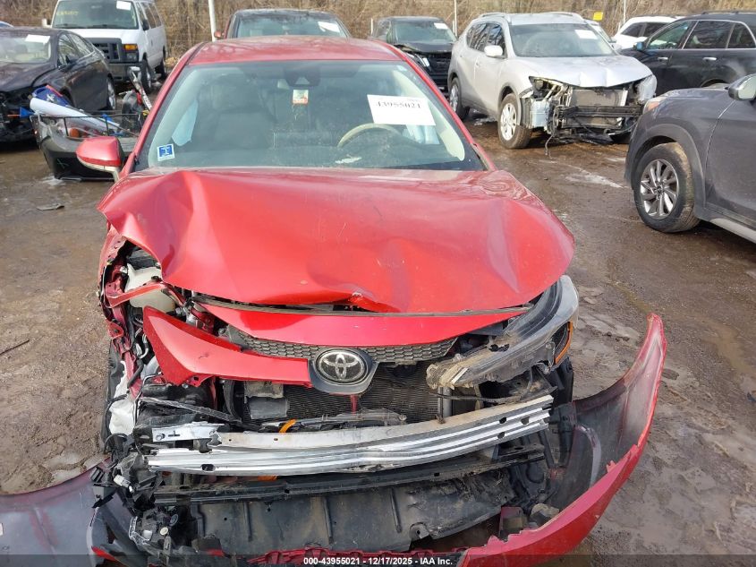 2020 Toyota Corolla Le VIN: 5YFEPRAE6LP032087 Lot: 43955021