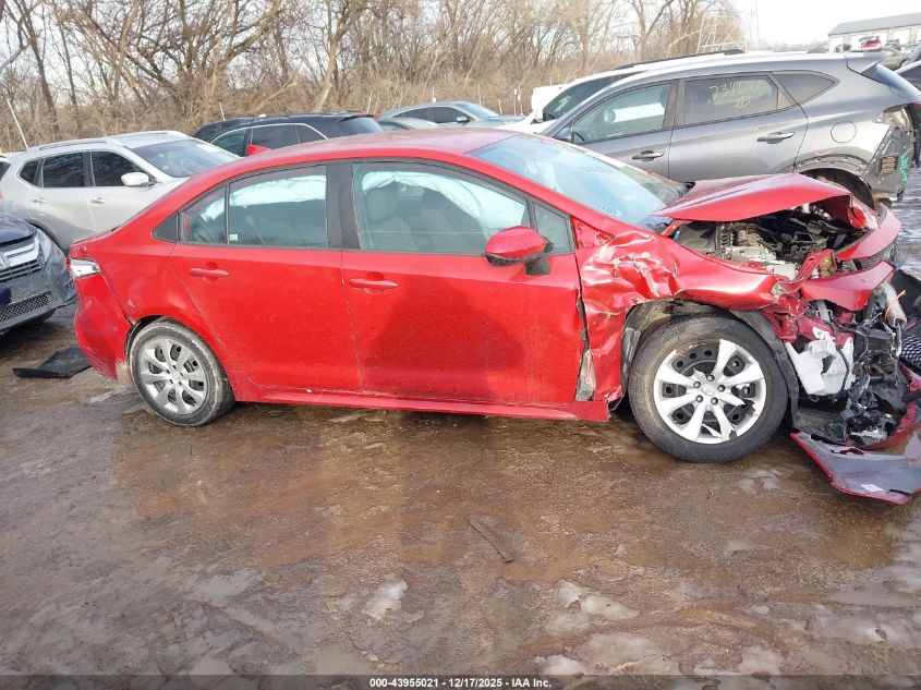 2020 Toyota Corolla Le VIN: 5YFEPRAE6LP032087 Lot: 43955021