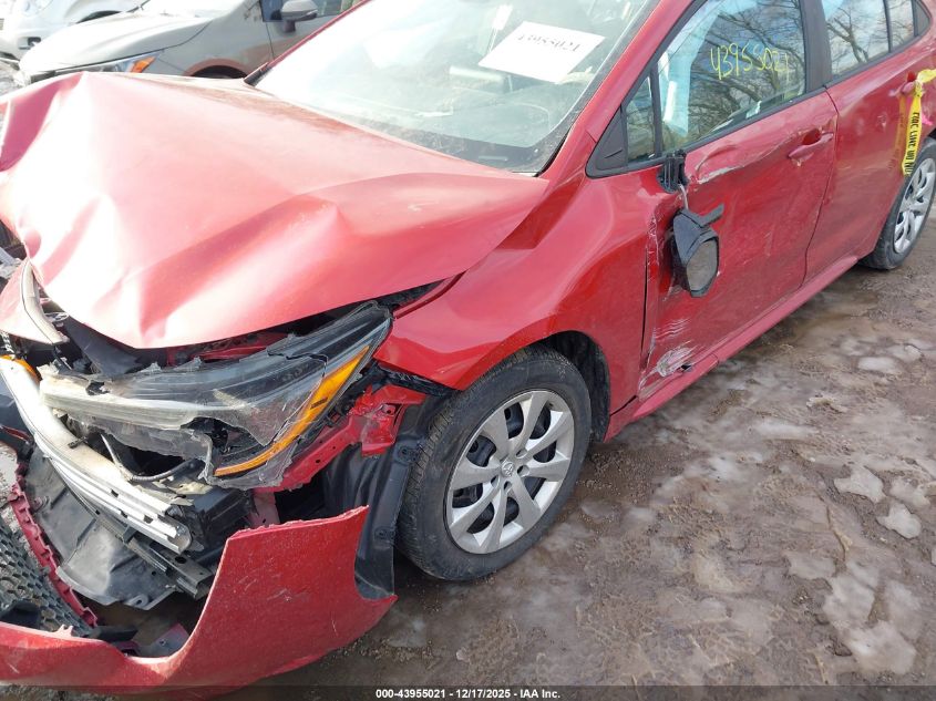 2020 Toyota Corolla Le VIN: 5YFEPRAE6LP032087 Lot: 43955021