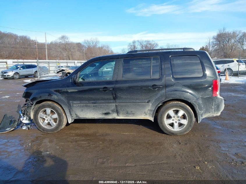2011 Honda Pilot Ex-L VIN: 5FNYF4H55BB029507 Lot: 43955040