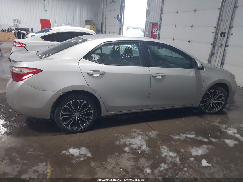 2016 Toyota Corolla S Plus VIN: 2T1BURHEXGC641108 Lot: 43955046
