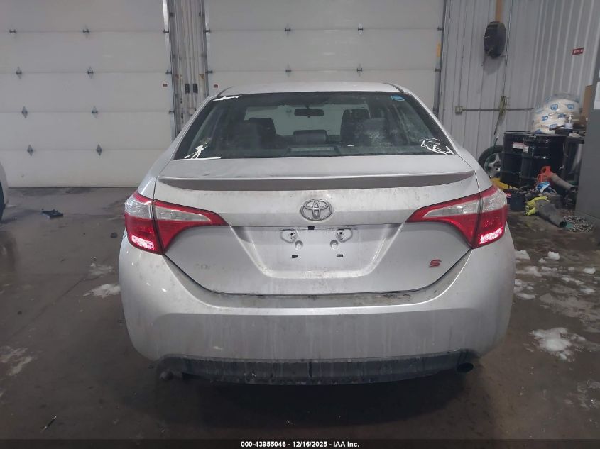 2016 Toyota Corolla S Plus VIN: 2T1BURHEXGC641108 Lot: 43955046