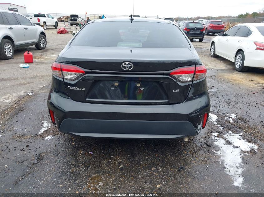 2021 Toyota Corolla Le VIN: 5YFEPMAE7MP225501 Lot: 43955062