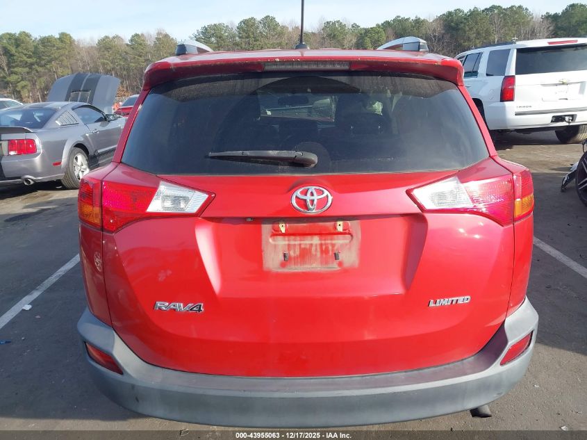 2015 Toyota Rav4 Limited VIN: 2T3YFREV5FW135411 Lot: 43955063