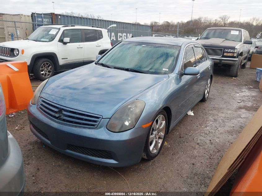 2005 Infiniti G35 VIN: JNKCV51E35M214534 Lot: 43955084