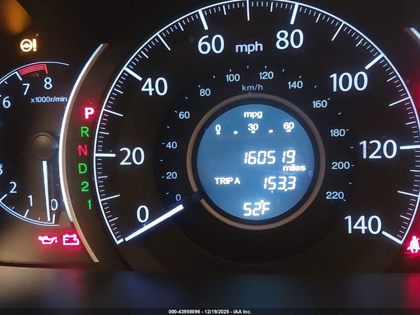 2013 Honda Cr-V Ex-L VIN: 5J6RM4H79DL023781 Lot: 43955096