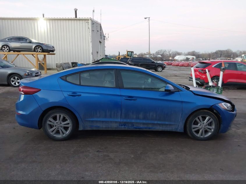 2017 Hyundai Elantra Se VIN: KMHD84LF9HU208993 Lot: 43955105