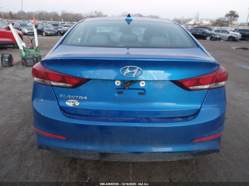 2017 Hyundai Elantra Se VIN: KMHD84LF9HU208993 Lot: 43955105