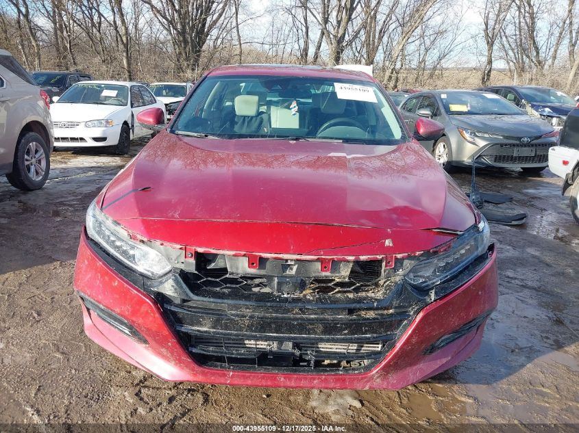 2018 Honda Accord Ex VIN: 1HGCV1F45JA251656 Lot: 43955109