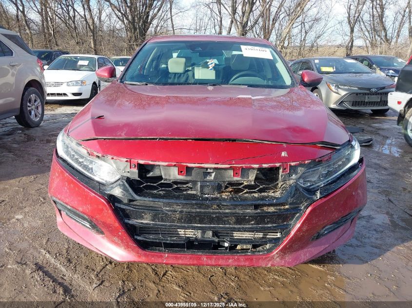 2018 Honda Accord Ex VIN: 1HGCV1F45JA251656 Lot: 43955109