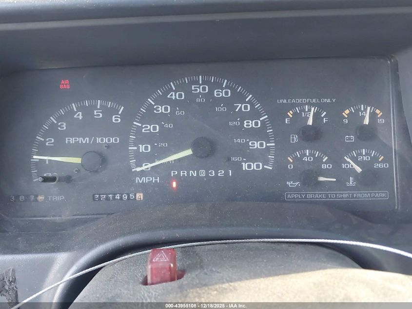 1995 Chevrolet Gmt-400 K1500 VIN: 2GCEK19K0S1106756 Lot: 43955108
