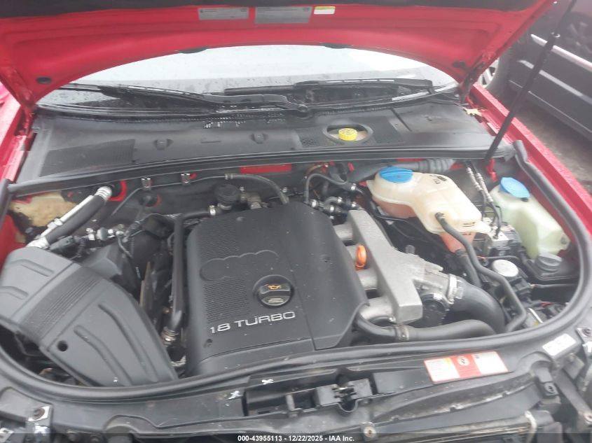 2006 Audi A4 1.8T VIN: WAUAC48H16K006705 Lot: 43955113