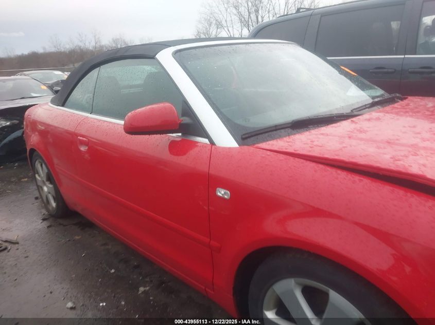 2006 Audi A4 1.8T VIN: WAUAC48H16K006705 Lot: 43955113