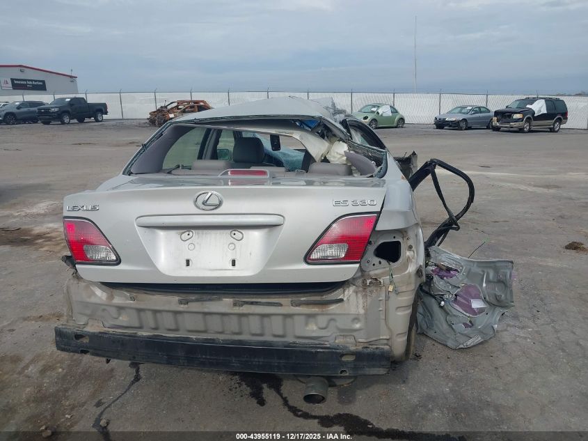 2004 Lexus Es 330 VIN: JTHBA30G840008131 Lot: 43955119