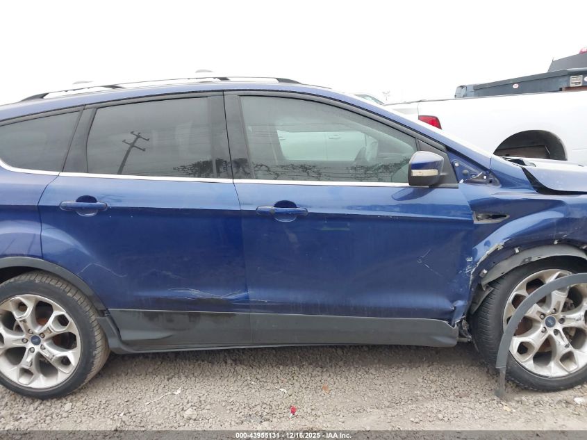2013 Ford Escape Titanium VIN: 1FMCU0J9XDUD89206 Lot: 43955131