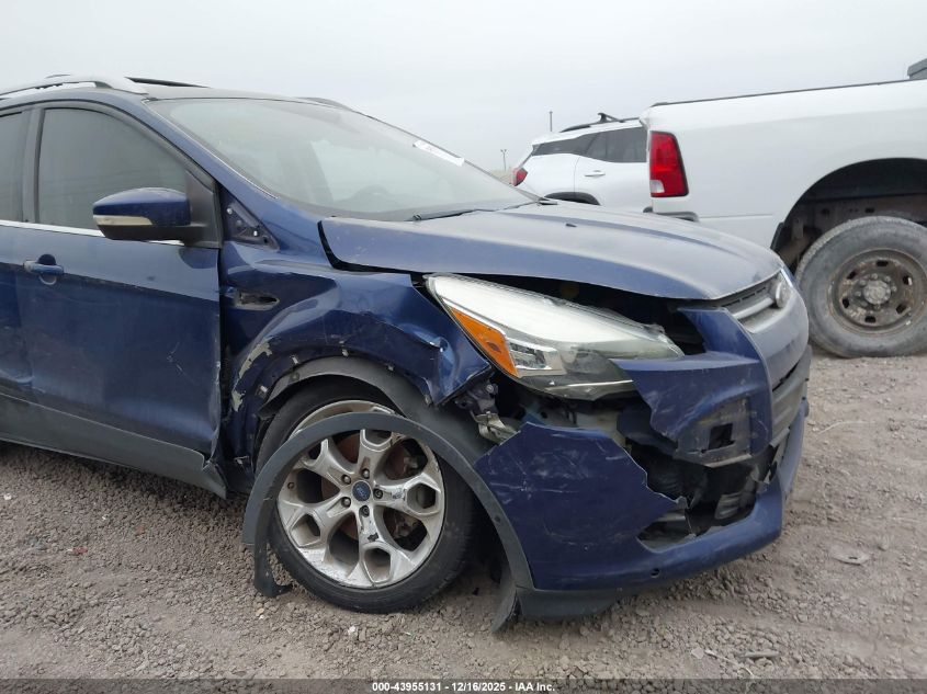 2013 Ford Escape Titanium VIN: 1FMCU0J9XDUD89206 Lot: 43955131