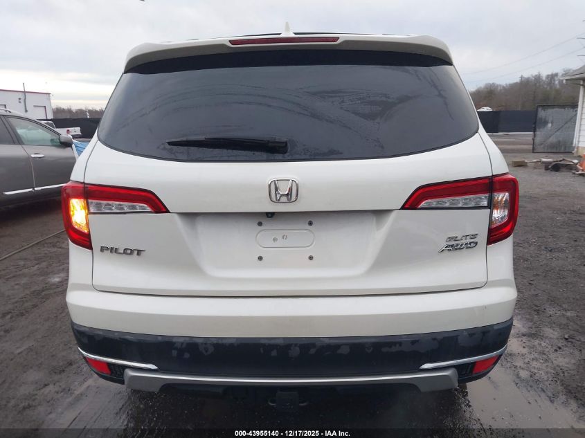 2019 Honda Pilot Elite VIN: 5FNYF6H07KB000106 Lot: 43955140
