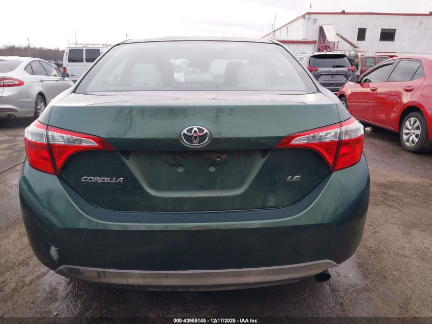 2014 Toyota Corolla Le VIN: 2T1BURHE4EC093085 Lot: 43955145