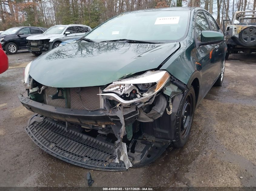 2014 Toyota Corolla Le VIN: 2T1BURHE4EC093085 Lot: 43955145