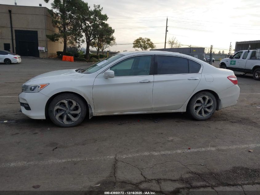 2016 Honda Accord Ex VIN: 1HGCR2F04GA007593 Lot: 43955172