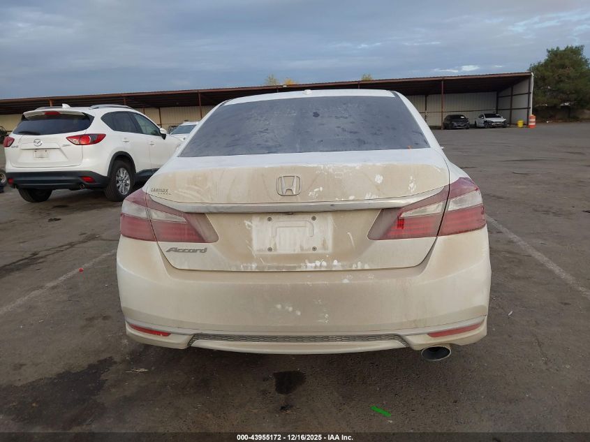 2016 Honda Accord Ex VIN: 1HGCR2F04GA007593 Lot: 43955172