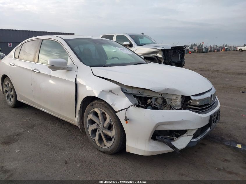 2016 Honda Accord Ex VIN: 1HGCR2F04GA007593 Lot: 43955172